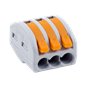 Conector derivatie tip WAGO 3 fire (10 buc.) W-413 Conector derivatie tip WAGO 3 fire (10 buc.) W-413