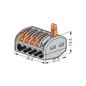 Conector derivatie tip WAGO 5 fire (10 buc.) W-415 Conector derivatie tip WAGO 5 fire (10 buc.) W-415