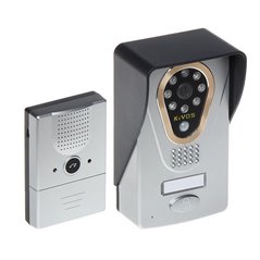 Videointerfon wireless TCP/IP Kivos KDB400 cu deschidere de pe telefonul mobil