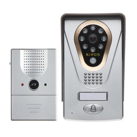 Videointerfon wireless TCP/IP Kivos KDB400 cu deschidere de pe telefonul mobil