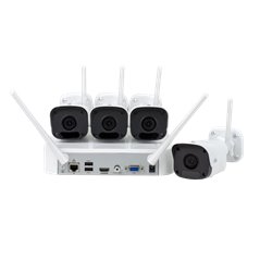 KIT WIFI 4 camere Bullet 2MP+ NVR - UNV KIT-2122F40W-4B