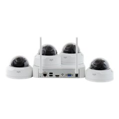 KIT WIFI 4 camere Dome 2MP + NVR - UNV KIT-322F28W-4D