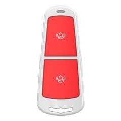 Buton de panica, 2 canale, Wireless - HIKVISION DS-PD1-EB-WS2