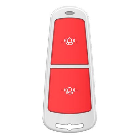 Buton de panica, 2 canale, Wireless - HIKVISION DS-PD1-EB-WS2