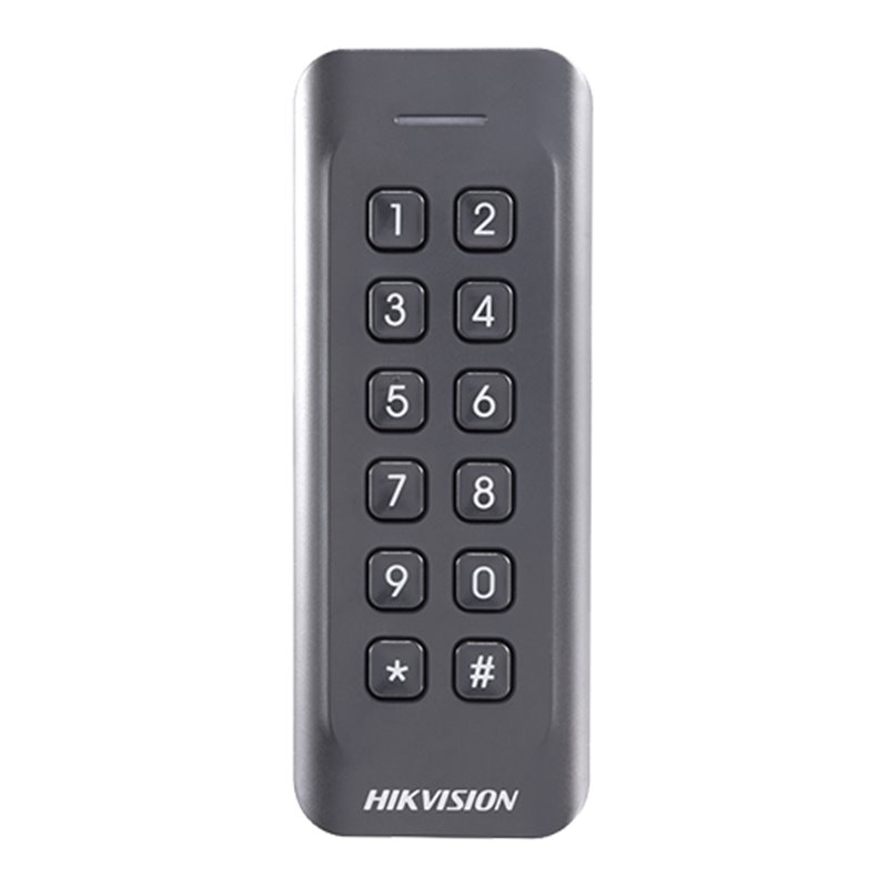 Cititor de proximitate RFID MIFARE 13.56Mhz cu tastatura integrata -HIKVISION DS-K1802MK