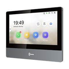 Monitor videointerfon TCP/IP Wireless, Touch Screen IPS-TFT LCD 7inch - HIKVISION DS-KH8350-WTE1