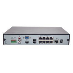 NVR 8 canale 4K + 8 porturi PoE - UNV NVR301-08X-P8