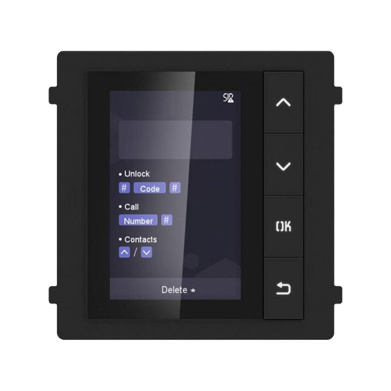 Modul afisaj LCD TFT pentru Interfon modular - HIKVISION DS-KD-DIS Modul afisaj LCD TFT pentru Interfon modular - HIKVISION DS-KD-DIS