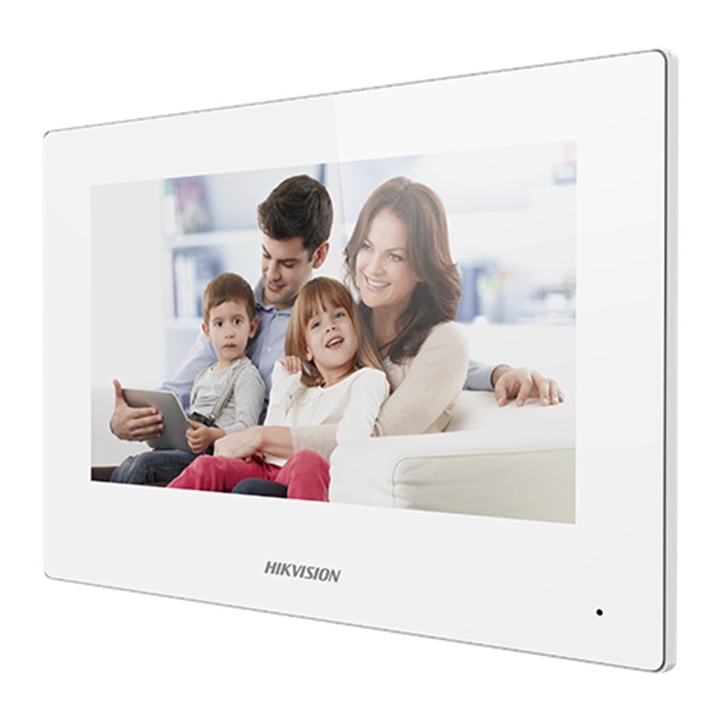 Monitor videointerfon TCP/IP Wireless, Touch Screen TFT LCD 7inch , alb - HIKVISION DS-KH6320-WTE1-W Monitor videointerfon TCP/IP Wireless, Touch Screen TFT LCD 7inch , alb - HIKVISION DS-KH6320-WTE1-W