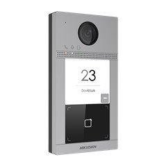 Panou exterior videointerfon TCP/IP pentru 1 familie, Wi-Fi 2.4GHz, control acces integrat - HIKVISION DS-KV8113-WME1