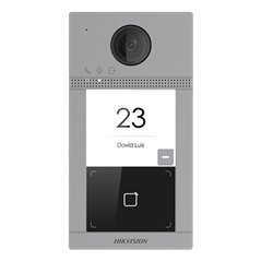 Panou exterior videointerfon TCP/IP pentru 1 familie, Wi-Fi 2.4GHz, control acces integrat - HIKVISION DS-KV8113-WME1