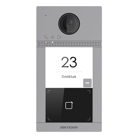Panou exterior videointerfon TCP/IP pentru 1 familie, Wi-Fi 2.4GHz, control acces integrat - HIKVISION DS-KV8113-WME1