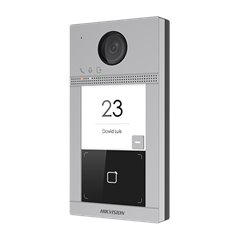 Panou exterior videointerfon TCP/IP pentru 1 familie, Wi-Fi 2.4GHz, control acces integrat - HIKVISION DS-KV8113-WME1