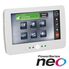 Tastatura touch screen color 7', 128 zone, SERIA NEO - DSC NEO-HS2TCHP