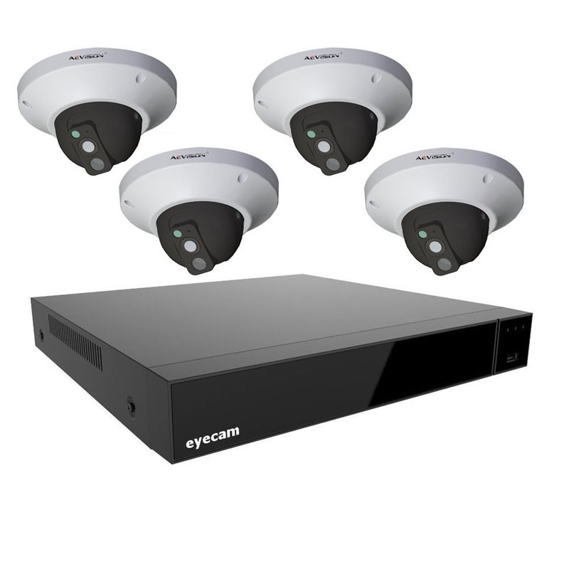 Sistem Supraveghere Video Interior 4 camere 15M 2MP Sistem Supraveghere Video Interior 4 camere 15M 2MP