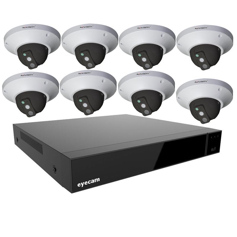 Sistem Supraveghere Video Interior 8 Camere 15M 2MP
