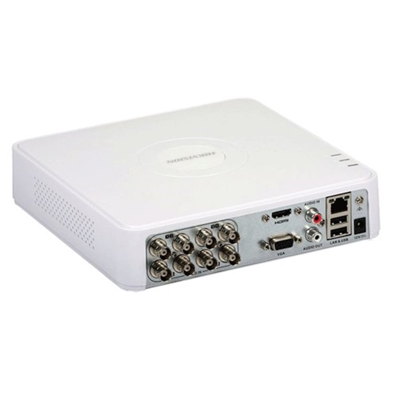 DVR 8 canale video 8MP, AUDIO HDTVI over coaxial - HIKVISION DS-7108HUHI-K1(S)