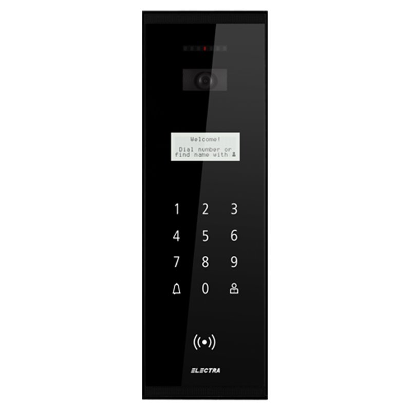 Panou exterior video SMART pentru blocuri REZIDENTIAL - ELECTRA VPM.BSR02.ELB0R