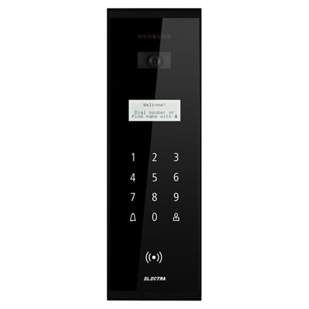 Panou exterior video SMART pentru blocuri REZIDENTIAL - ELECTRA VPM.BSR02.ELB0R