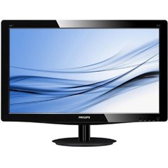 Monitor LED Philips 223V5LSB2/10, V-line, 21.5'' 1920x1080@60Hz, 16:9, TN, 5ms, 200nits, Black, 3 Years, VESA100x100/VGA/