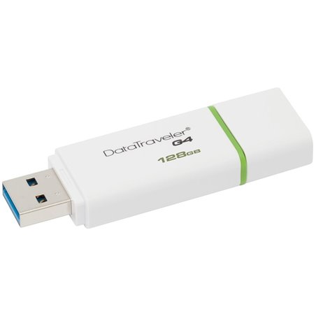 Kingston  128GB USB 3.0 DataTraveler I G4 (White + Green), EAN: '740617220483