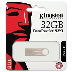 Kingston 32GB USB 2.0 DataTraveler SE9 (Metal casing) EAN: 740617206395