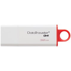 Kingston 32GB USB 3.0 DataTraveler I G4 (White + Red) EAN: 740617220469
