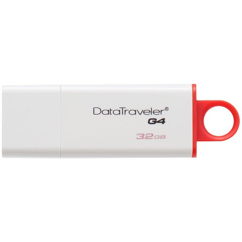 Kingston 32GB USB 3.0 DataTraveler I G4 (White + Red) EAN: 740617220469 Kingston 32GB USB 3.0 DataTraveler I G4 (White + Red) EAN: 740617220469