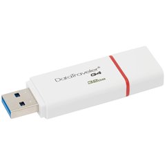 Kingston 32GB USB 3.0 DataTraveler I G4 (White + Red) EAN: 740617220469