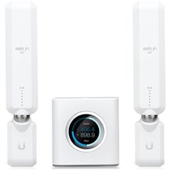 Ubiquiti AmpliFi HD (High-Density) Home Wi-Fi System, with 1x HD Mesh Router + 2x HD Meshpoints, Wi-Fi/Gigabit Ethernet (1) WAN,
