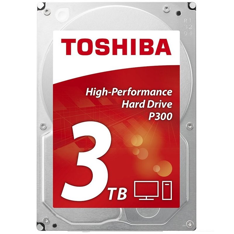 HDD desktop Toshiba P300 (3.5" 3TB, 7200RPM, 64MB, NCQ, AF, SATAIII), bulk HDD desktop Toshiba P300 (3.5" 3TB, 7200RPM, 64MB, NCQ, AF, SATAIII), bulk