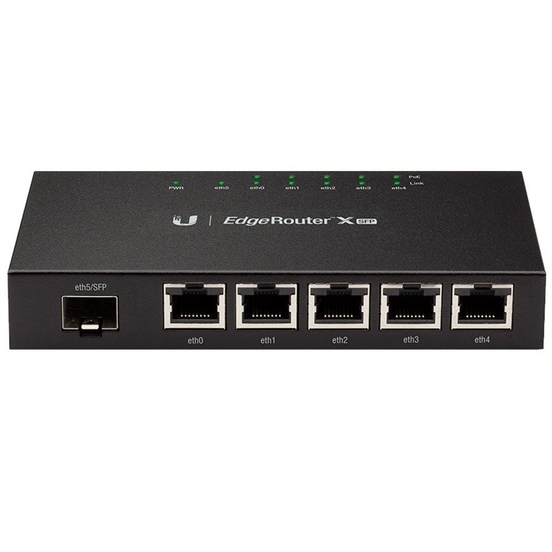 EdgeRouter X, 6-Port, PoE, SFP EdgeRouter X, 6-Port, PoE, SFP