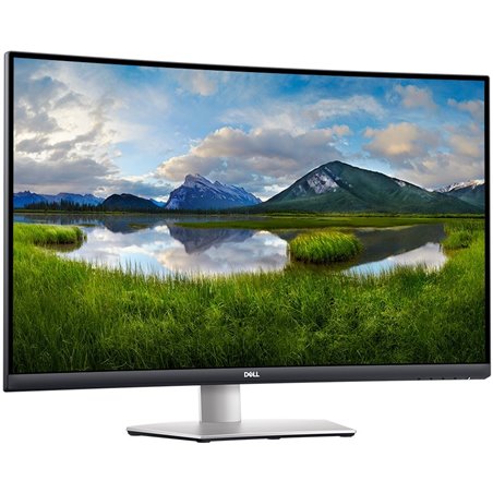Monitor LED DELL curbat, S3221QS, 31.5", 4K UHD 3840x2160 @ 60Hz, 16:9, VA, 3000:1, 4ms, 300 cd/m2, VESA, HDMI, DP, USB, Height 