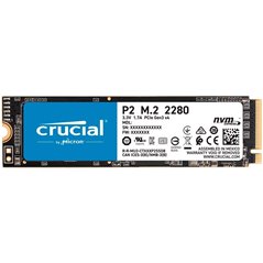 Crucial SSD 1000GB P2 M.2 NVMe PCIEx4 80mm Micron 3D NAND  2300/1150 MB/s, 5yrs, EAN: 649528823472