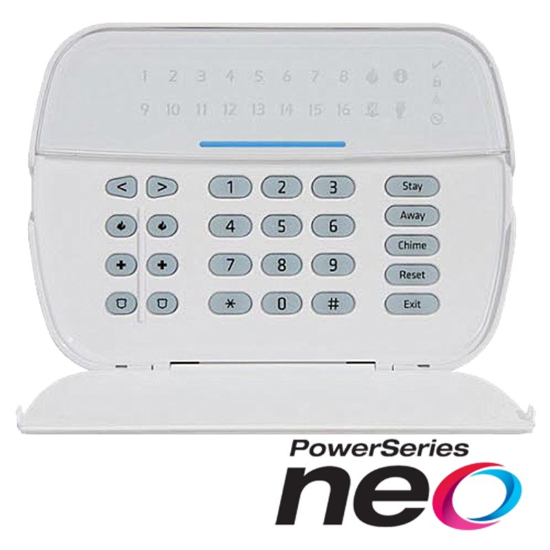 Tastatura LED, cablata, 16 zone, SERIA NEO - DSC NEO-HS2LED Tastatura LED, cablata, 16 zone, SERIA NEO - DSC NEO-HS2LED