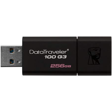Kingston 256GB USB 3.0 DataTraveler 100 G3 (130MB/s read)  EAN: 740617281460