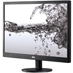 AOC 21.5''(54,6cm) Monitor LED E2270SWN (21.5'', 16:9, 1920x1080, LED, 200 cd/m2, 20.000.000 : 1, 5 ms, 110/75°, VGA, Black, War