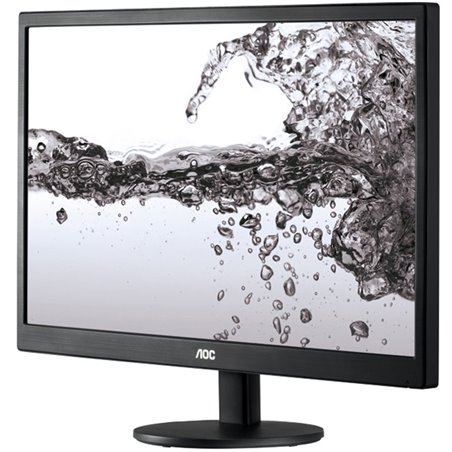 AOC 21.5''(54,6cm) Monitor LED E2270SWN (21.5'', 16:9, 1920x1080, LED, 200 cd/m2, 20.000.000 : 1, 5 ms, 110/75°, VGA, Black, War