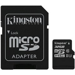 Kingston 32GB micSDHC Canvas Select Plus 100R A1 C10 Card + ADP EAN: 740617298680