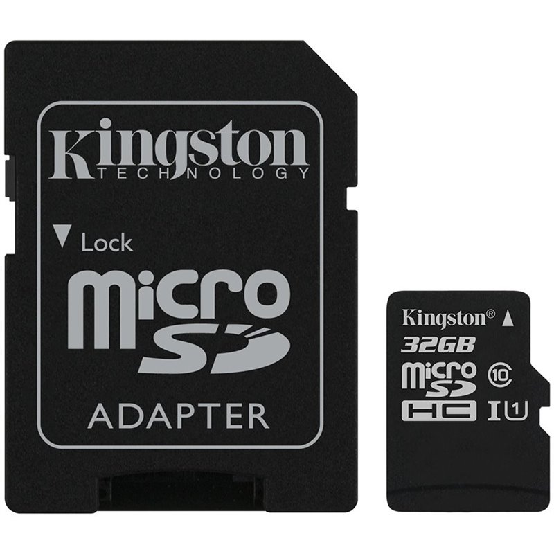 Kingston 32GB micSDHC Canvas Select Plus 100R A1 C10 Card + ADP EAN: 740617298680 Kingston 32GB micSDHC Canvas Select Plus 100R A1 C10 Card + ADP EAN: 740617298680
