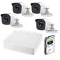 KIT 4 camere Bullet IP 2MP + NVR 4 canale, HDD 1TB - HIKVISION NK42N0H-1T(SG)