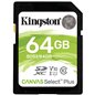 Kingston 64GB SDXC Canvas Select Plus 100R C10 UHS-I U1 V10 EAN: 740617297973 Kingston 64GB SDXC Canvas Select Plus 100R C10 UHS-I U1 V10 EAN: 740617297973
