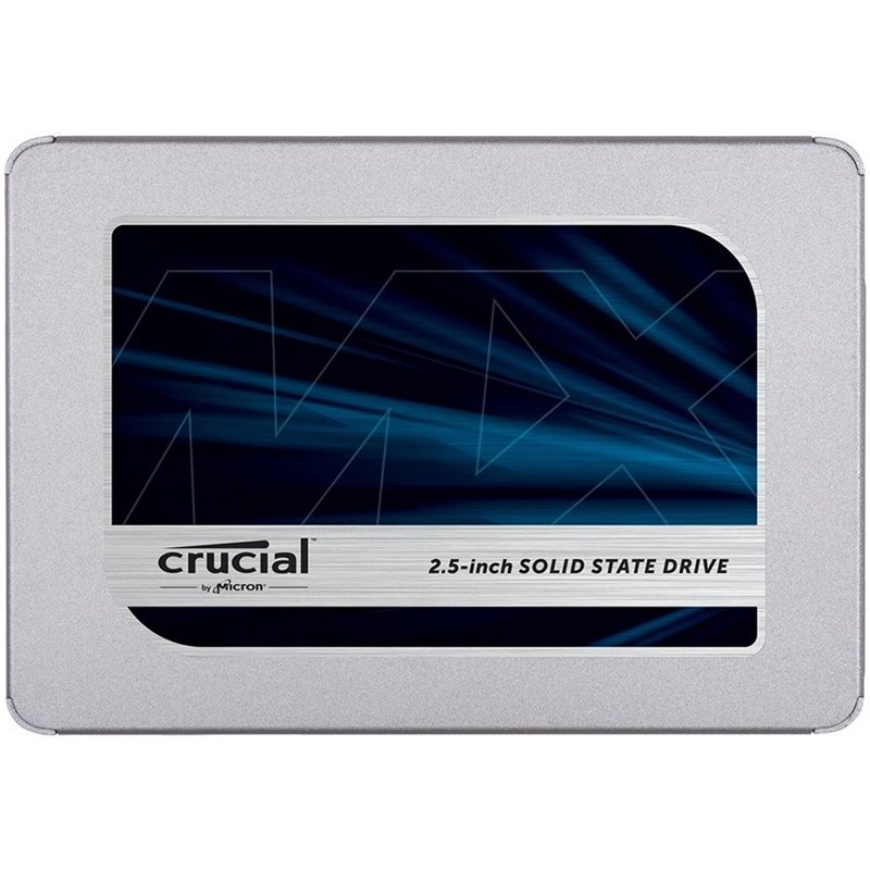 CRUCIAL MX500 250GB SSD, 2.5'' 7mm, SATA 6 Gb/s, Read/Write: 560/510 MB/s, Random Read/Write IOPS 95k/90k, with 9.5mm adapter CRUCIAL MX500 250GB SSD, 2.5'' 7mm, SATA 6 Gb/s, Read/Write: 560/510 MB/s, Random Read/Write IOPS 95k/90k, with 9.5mm adapter