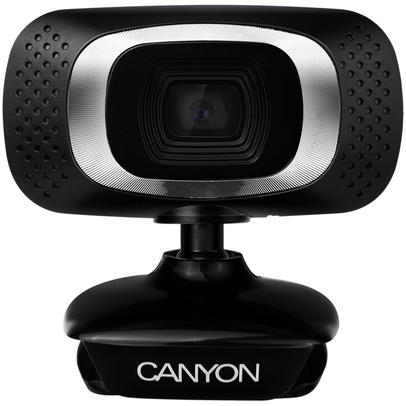 CANYON 720P HD webcam with USB2.0. connector, 360° rotary view scope, 1.0Mega pixels, Resolution 1280*720, viewing angle 60°, ca CANYON 720P HD webcam with USB2.0. connector, 360° rotary view scope, 1.0Mega pixels, Resolution 1280*720, viewing angle 60°, ca