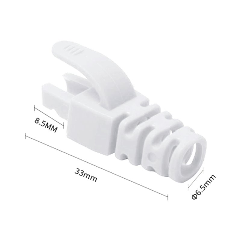 Manson mufa RJ45 alb, 100 buc. RJ45-CAP-WH Manson mufa RJ45 alb, 100 buc. RJ45-CAP-WH