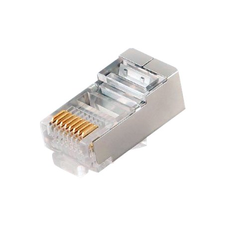 Mufa RJ-45 Cat.5e, ecranata, 100 buc. RJ45M-CAT5E