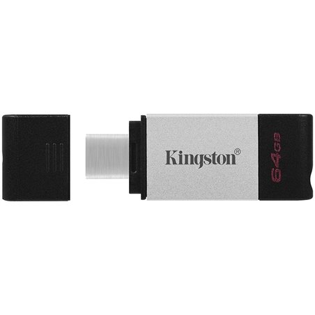 KINGSTON DT80 64GB Flash USB 3.2 Gen 1, USB-C Storage