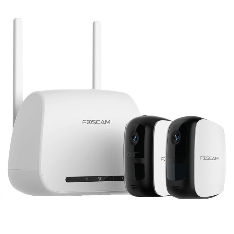 Kit 2 Camere IP Wireless cu Baterie Foscam E1 Kit 2 Camere IP Wireless cu Baterie Foscam E1