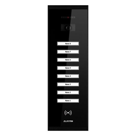 Panou exterior video SMART pentru 8 Familii - ELECTRA VPM.8SR02.ELB04