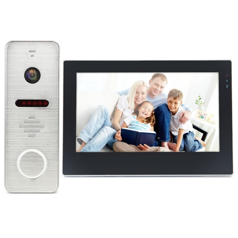 Kit Videointerfon AHD MorningTech HD Slot Card Wifi Tuya App - Negru Kit Videointerfon AHD MorningTech HD Slot Card Wifi Tuya App - Negru